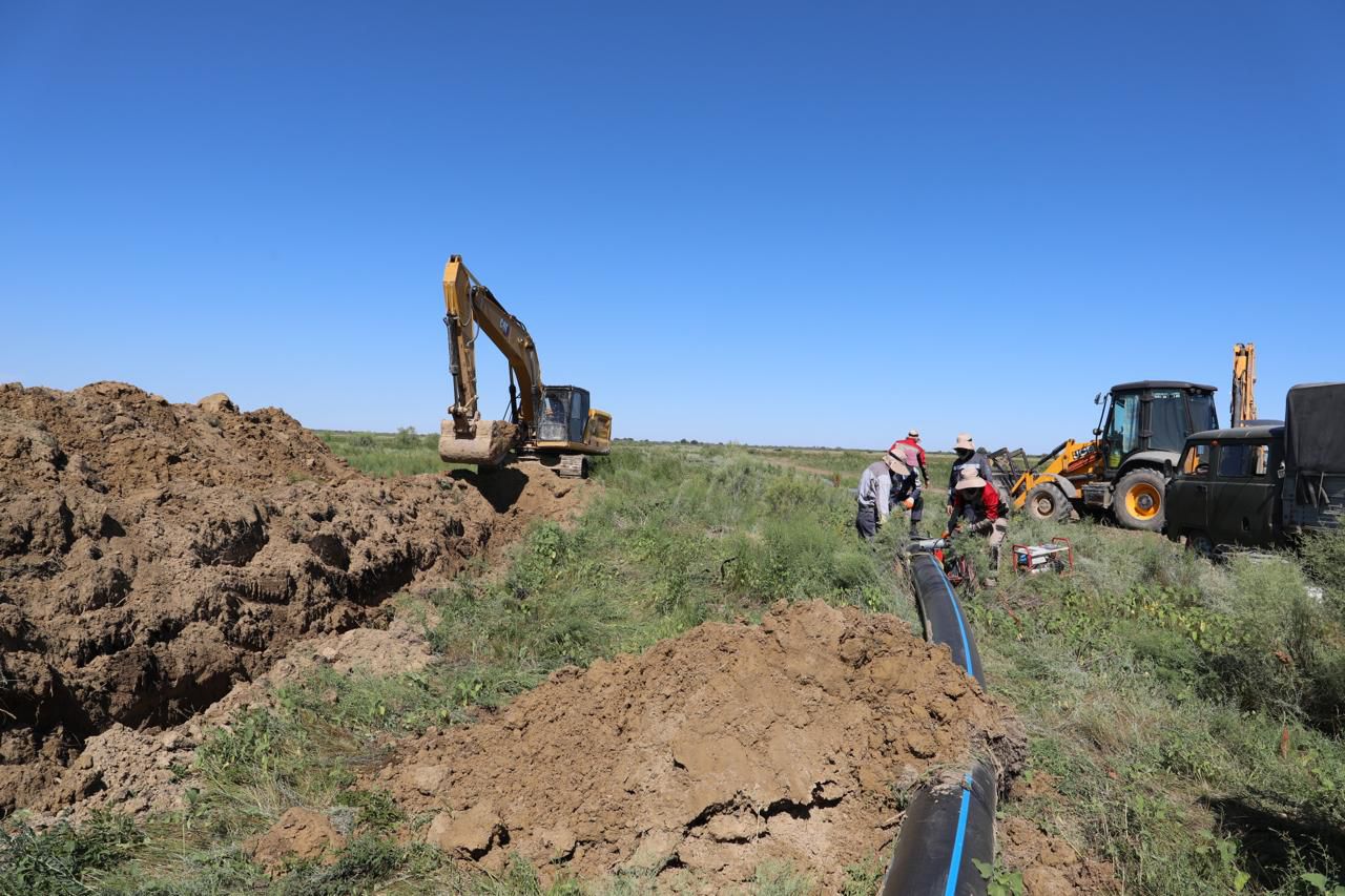 26 километров магистрального водопровода отремонтировали в Атырауской области